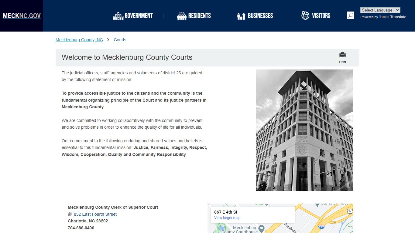 Welcome to Mecklenburg County Courts - mecknc.gov