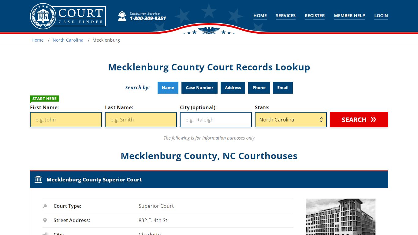 Mecklenburg County Court Records | NC Case Lookup